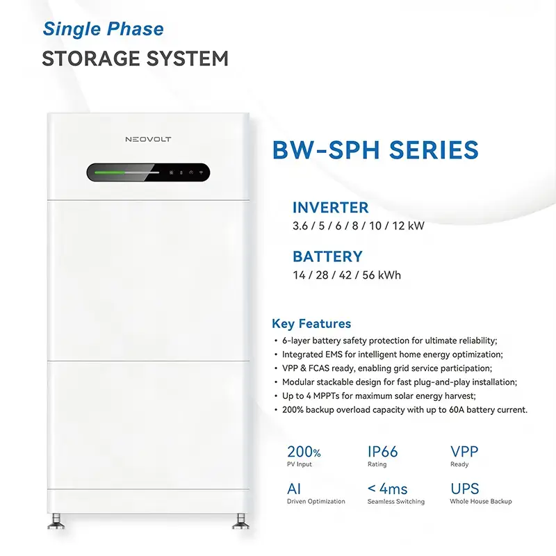 7kWh Yığılabilir LiFePO4 Batareya Modulu